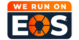 We Run On EOS logo