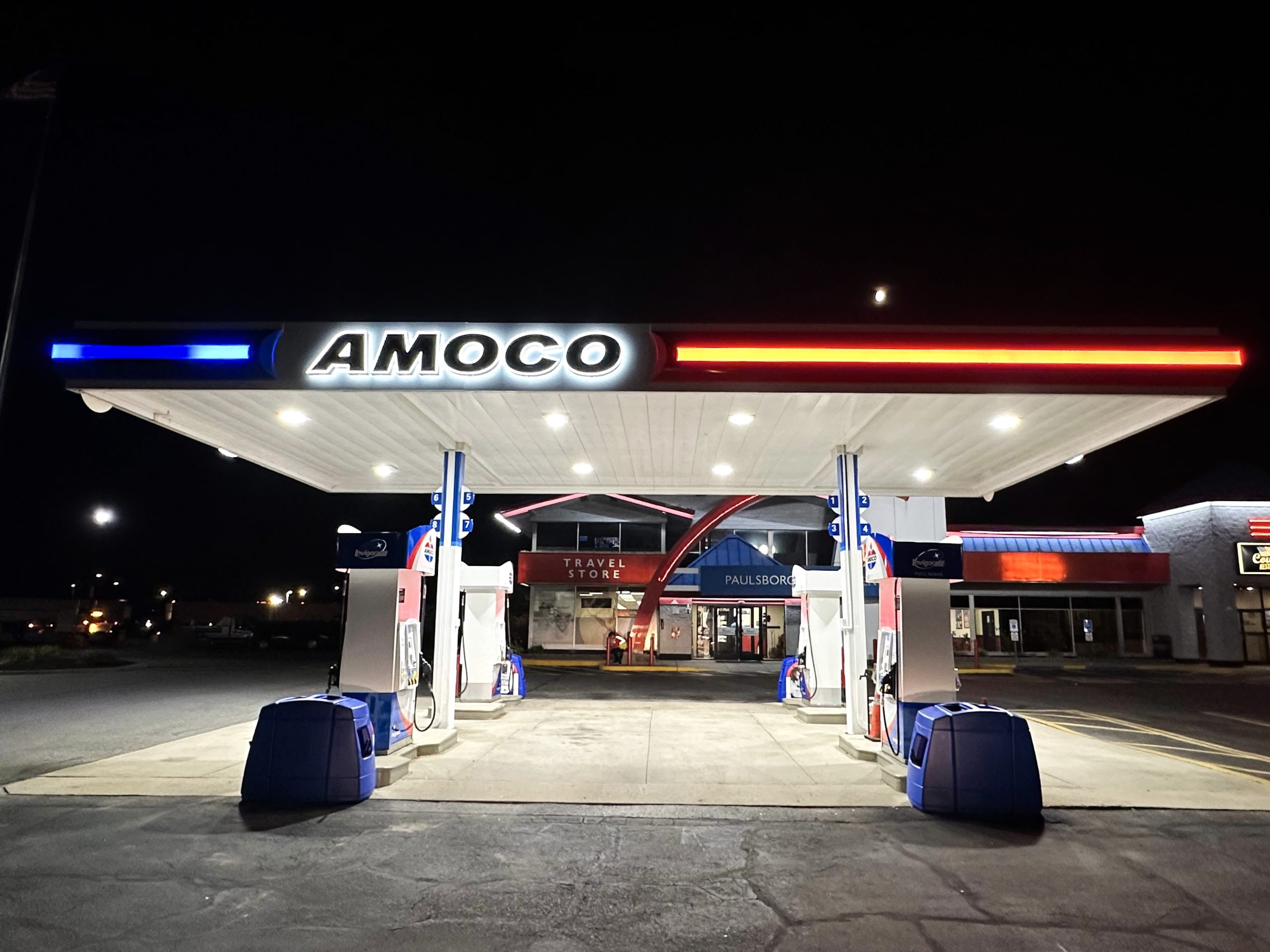 gas station signage by Trademark Sign