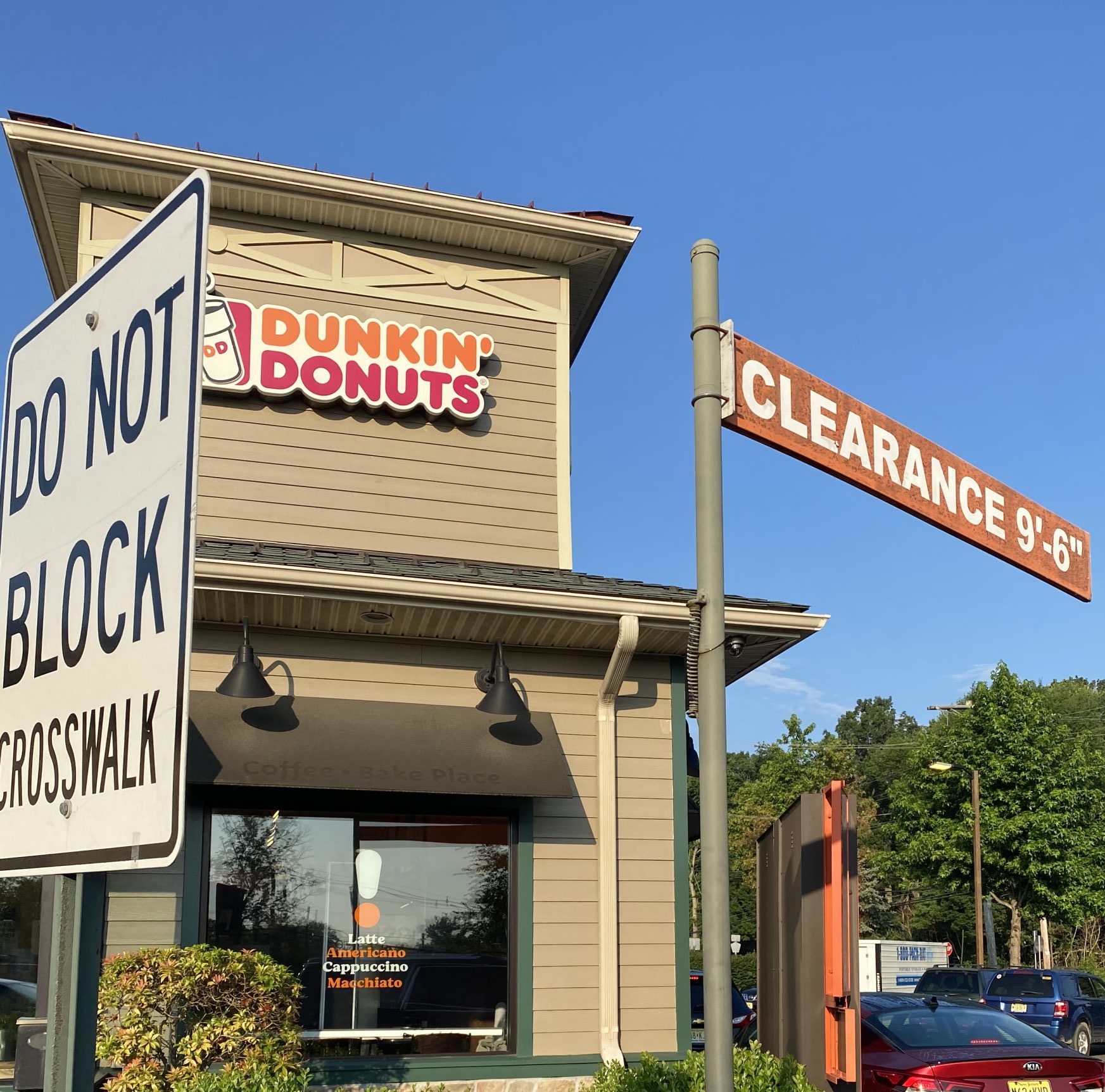 Dunkin Donuts signage by Trademark Sign