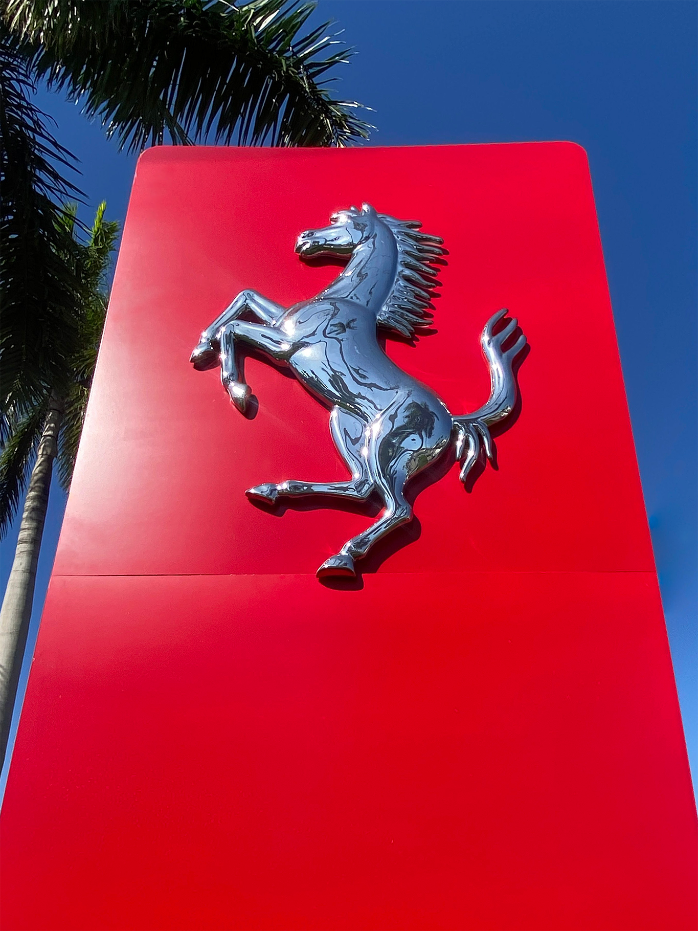 Ferrari Dealership custom signage by Trademark Sign